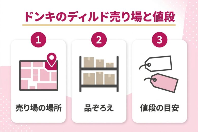 ドンキのディルド売り場と値段の図解