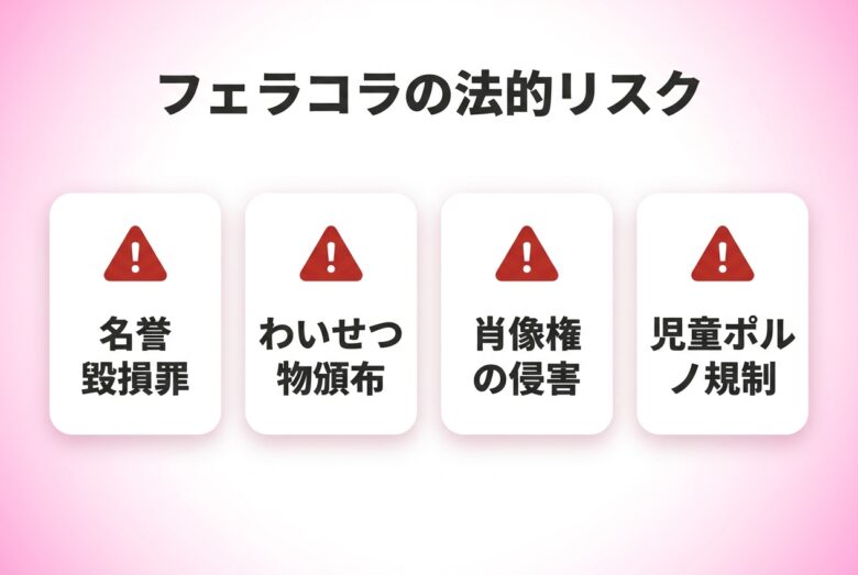 フェラコラの法的リスク