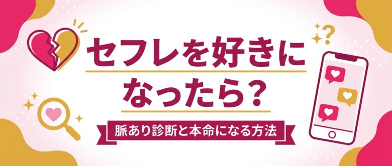 セフレを好きになったときの脈あり診断と対処法のアイキャッチ画像
