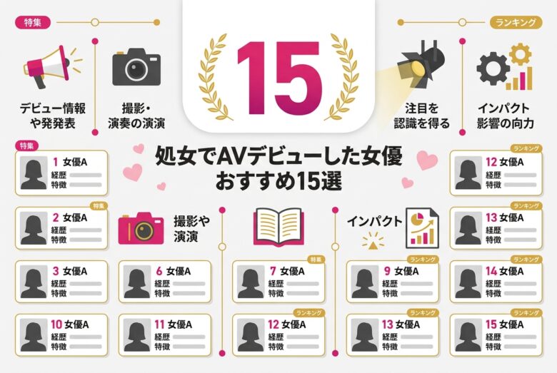 処女でAVデビューした女優おすすめ15選