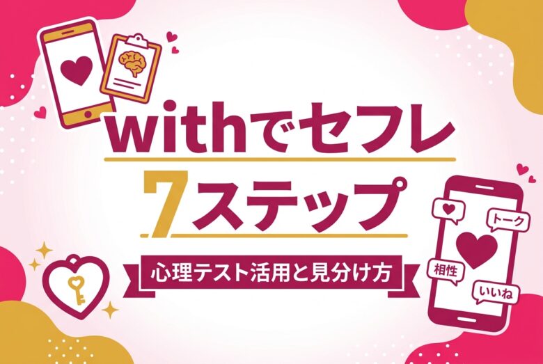withでセフレを作る7ステップを解説するアイキャッチ画像