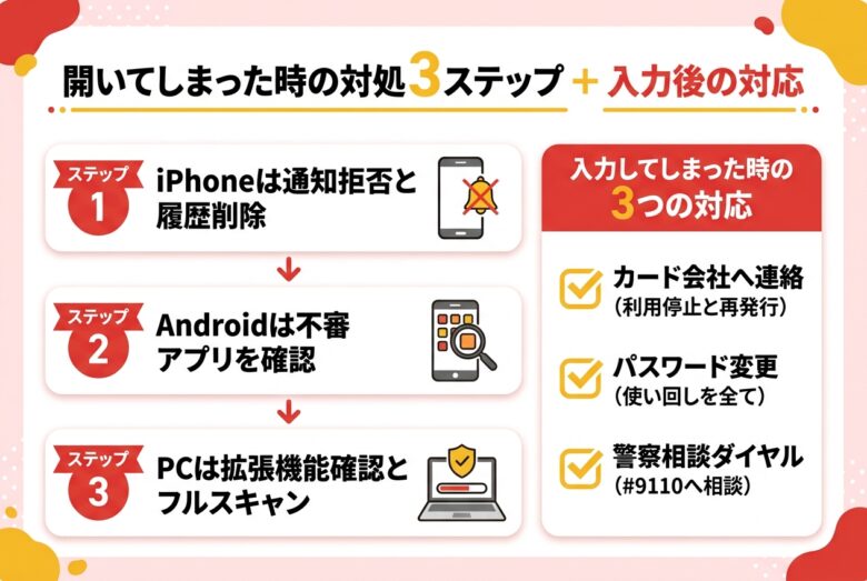 【端末別】Javtifulを開いてしまった時の安全対処手順