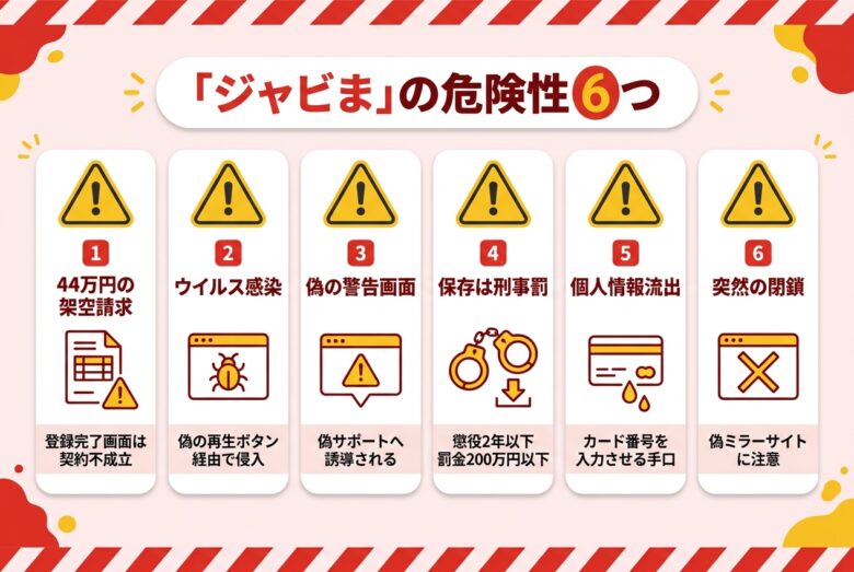 ジャビまに潜む6つの危険性