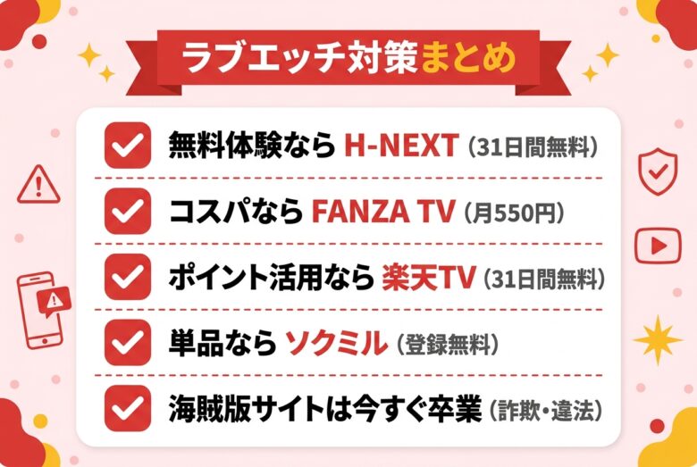 LoveH(ラブエッチ)の危険性と合法サービス移行のまとめ