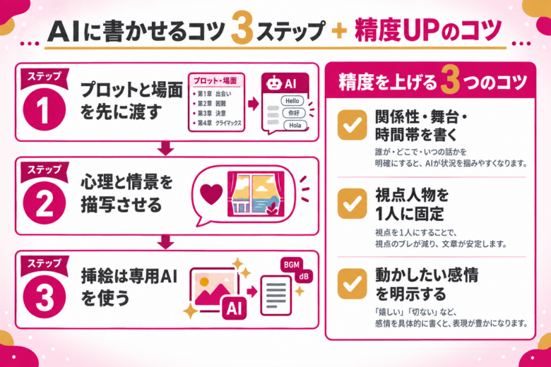 規約の範囲内でAIに官能小説を書かせるコツ